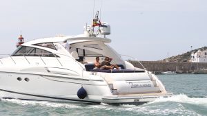 25-06-2009 SHOWBIZZ; RAFAEL EN SYLVIE VAN DER VAART GENIETEN VAN ELKAAR OP OVERHEERLIJK IBIZA. Deze week in weekblad Prive een exclusief interview met Rafael en Sylvie van der Vaart op Ibiza. Wij vaarden met hun met naar het eiland Formentera en genoten van hun verliefdheid aan boord van een geweldig jacht.Deze week het exclusieve verhaal en exclusieve foto-s  in weekblad Prive.
Foto: Albert den Iseger.
Downloads van de  exclusieve foto-s alleen met toestemming van A.den Iseger.