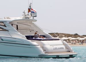 25-06-2009 SHOWBIZZ; RAFAEL EN SYLVIE VAN DER VAART GENIETEN VAN ELKAAR OP OVERHEERLIJK IBIZA. Deze week in weekblad Prive een exclusief interview met Rafael en Sylvie van der Vaart op Ibiza. Wij vaarden met hun met naar het eiland Formentera en genoten van hun verliefdheid aan boord van een geweldig jacht.Deze week het exclusieve verhaal en exclusieve foto-s  in weekblad Prive.
Foto: Albert den Iseger.
Downloads van de  exclusieve foto-s alleen met toestemming van A.den Iseger.
