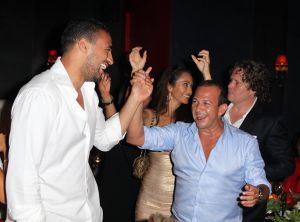 20-05-2011 SHOWBIZZ; OPENINGSFEEST VAN RESTAURANT DE RED SUN IN MARRAKECH MAROKKO.
foto: Albert den Iseger