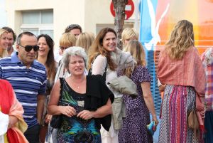 03-06-2011 SHOWBIZZ; ROBINE V.D.MEER EN MARK TROUWEN OP IBIZA.
foto: Albert den Iseger