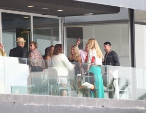 03-06-2011 SHOWBIZZ; ROBINE V.D.MEER EN MARK TROUWEN OP IBIZA.
foto: Albert den Iseger