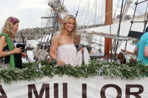 03-06-2011 SHOWBIZZ; ROBINE V.D.MEER EN MARK TROUWEN OP IBIZA.
foto: Albert den Iseger