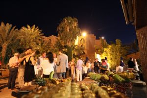 20-05-2011 SHOWBIZZ; OPENINGSFEEST VAN RESTAURANT DE RED SUN IN MARRAKECH MAROKKO.
foto: Albert den Iseger