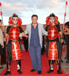 20-05-2011 SHOWBIZZ; OPENINGSFEEST VAN RESTAURANT DE RED SUN IN MARRAKECH MAROKKO.
foto: Albert den Iseger