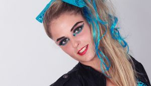14-06-2013 ONDERWIJS: HAARLEMSE AKADEMIE IN BAN VAN LADY GAGA. Het was weer erg druk, kleurig en vooral veel make up. De VISAGIE examen opdracht was dit jaar Lady GaGa. De leerlingen hadden erg hun best gedaan om hun modellen op te maken en te kleden als lady GaGa. Na een lange dag bleek dat alle leerlingen waren geslaagd met mooie cijfers. De Haarlemse Akademie is wederom een van Nederlands beste opleidings instituten gebleken. 
foto: Albert den Iseger
