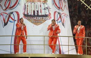 31-05-2014 SHOWBIZZ; TOPPERS MADE IN HOLLAND WEER GROOT SUCCES. Volgend jaar gaan we alles in dollars betalen bij de TOPPERS want het is dan in de ban van LAS VEGAS.
foto: Albert den Iseger