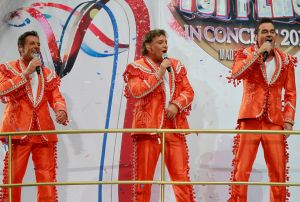 31-05-2014 SHOWBIZZ; TOPPERS MADE IN HOLLAND WEER GROOT SUCCES. Volgend jaar gaan we alles in dollars betalen bij de TOPPERS want het is dan in de ban van LAS VEGAS.
foto: Albert den Iseger