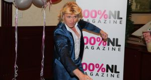 26-062014 SHOWBIZZ; HANS KLOK EN LEONTINE BORSATO ONTHULLEN JUBILEUM NUMMER VAN 100% NL. Het tijdschrift viert haar 5 jarig jubileum in aanwezigheid van vele artiesten.
foto;Albert den Iseger