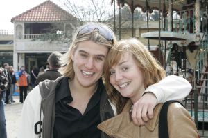 25-03-2005 SHOWBIZZ; VIP DAG IN WALIBI WORLD TE BIDDINGHUIZEN. VELE BN ers WAREN AANWEZIG OP DE OPENINGSDAG VAN HET VERNIEUWDE WALIBI WORLD. JACOB KRABBE EN VRIENDIN
FOTO\'S ALBERT DEN ISEGER