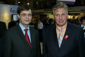 06-02-2001 ACTUEEL;OPENING VAN AUTO RAI AMSTERDAM.VIP AVOND.JAN PETER BALKENENDE EN HENNY HUISMAN
FOTO;ALBERT DEN ISEGER