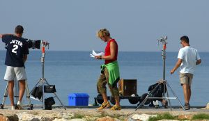 07-09-2002 SHOWBIZZ; OPNAME VAN DE SERIE COSTA IN SPANJE. Aan de Costa van Spanje werden de opname\'s gemaakt van de serie Costa met o.a. Rick Engelkes-Silvie Meis-Kurt Rogiers-Froukje de Both -John Weijdenbosch
foto;Albert den Iseger