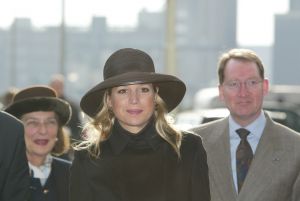 06-02-2003 KONINKLIJK HUIS: MAXIMA DOOPT SCHIP IN ROTTERDAM MET DE NAAM  PRINS WILLEM ALEXANDER.
FORO;ALBERT DEN ISEGER