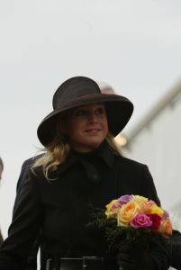 06-02-2003 KONINKLIJK HUIS: MAXIMA DOOPT SCHIP IN ROTTERDAM MET DE NAAM  PRINS WILLEM ALEXANDER.
FORO;ALBERT DEN ISEGER