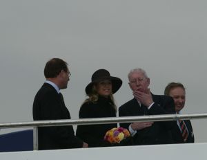 06-02-2003 KONINKLIJK HUIS: MAXIMA DOOPT SCHIP IN ROTTERDAM MET DE NAAM  PRINS WILLEM ALEXANDER.
FORO;ALBERT DEN ISEGER