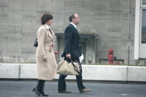 29-03-2006 SHOWBIZZ; MYRNA GOOSSEN WOONT SAMEN MET NIEUWE LIEFDE. Een nieuwe liefde voor Myrna Goossen (43). Het lachebekje heeft na enkele mislukte relaties dan toch haar prins gevonden Marco is zijn naam en komt uit Hilversum. Marco is vader van een kind van 4 jaar uit een eerder huwelijk, zodat Myrna haar kinderwens bij deze direct is vervuld.
foto: Albert den Iseger