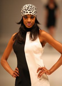 31-03-2008 SHOWBIZZ; MONIQUE COLLIGNON PRESENTEERDE WAANZINNIGE COUTURE COLLECTIE VOORJAAR 2008. In het decor van staal en de sfeer van een oude fabriek presenteerde MC. een waanzinnige zomercollectie voor de meer dan 500 aanwezige. Heup wiegend flaneerden 19 modellen over de witte catwalk met felgekleurde creaties en prachtige hoeden. De kleuren  Zwart wit bepaalden ook een groot blok van de bijzondere voorjaarscollectie. Het trouwe MC publiek was laaiend enthousiast,  en terecht want een dergelijk show komt niet dagelijks voor in Amsterdam. Vele bekenden waren weer aanwezig oa. Annemarie van Gaal, Jasmine Sendar in een prachtige creatie van Addy van de Krommenacker -zij durft wel- Micky Hoogendijk met Hummer, Daphne Dekkers, Stella Gomans, Jan en Monique des Bouvrie en natuurlijk onze mode verslaggever en deskundige Maik de Boer.
foto: Albert den Iseger.