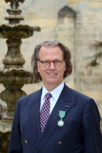 12-03-2009 SHOWBIZZ; ANDRE RIEU 59 EN ZIJN VROUW MARJORIE WORDEN STRAKS OPA EN OMA. Hun zoon Pierre en zijn vrouw Eefke verwachten hun eerste kindje. 
foto: Albert den Iseger.
