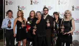 10-03-2009 SHOWBIZZ; DE REMBRANDT AWARDS  WERDEN OOK DIT JAAR WEEER UITGEREIKT.De Nederlandse Oscars gingen dit jaar naar Martijn Lakemeier-Martin Koolhoven-Melody Klaver-Ilse de Lange-Willeke van Ammelrooy.
foto: Albert den Iseger.