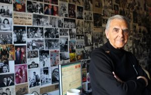 26-03-2011 SHOWBIZZ; AD VAN DER GEIN WORD 18 MEI A.S. 89 JAAR OUD. De oprichter van het Cocktail Trio dat vele hits scoorde in Nederland word binnenkort 89 jaar oud en speelt nog elke dag piano. Ook treed hij nog regelmatig op met het Cocktail Trio maar met een andere bezetting daar Carel Alberts en Tony More inmiddels zijn overleden. Ad van der Gein schreef vele bekende hits oa. voor Ria Valk en Willeke Alberti. 
foto: Albert den Iseger