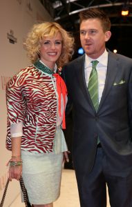 19-03-2013 SHOWBIZZ; NAJIB AMHALI IS VALENTINO IN NIEUWE NEDERLANDSE FAMILIE FILM. 
Valentino 39 jaar is een succesvolle Italiaanse Maserati-verkoper en heeft een relatie met Monique, de dochter van zijn baas. Hij staat op het punt promotie te maken en met zijn grote liefde te trouwen. Maar Valentino heeft een probleem; hij is namelijk geen Italiaan. Als zijn vader een hartaanval krijgt, doet hij een emotioneel beroep op zijn zoon. Valentino stemt in, maar al snel dreigt zijn promotie tot directeur hierdoor volledig in het water te vallen. En erger nog; door alle smoezen begint Monique te twijfelen aan zijn liefde. Om de vrouw van zijn dromen te behouden, zal Valentino zijn Italiaanse masker af moeten zetten. Wij waren bij de premiere in  PaltheTuschinski te Amsterdam en zagen een aantal BN ers de rode loper betreden.
Foto: Albert den Iseger.