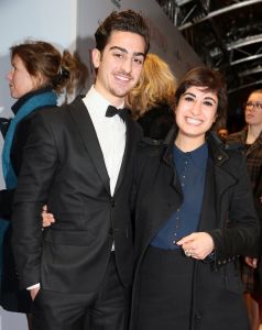 19-03-2013 SHOWBIZZ; NAJIB AMHALI IS VALENTINO IN NIEUWE NEDERLANDSE FAMILIE FILM. 
Valentino 39 jaar is een succesvolle Italiaanse Maserati-verkoper en heeft een relatie met Monique, de dochter van zijn baas. Hij staat op het punt promotie te maken en met zijn grote liefde te trouwen. Maar Valentino heeft een probleem; hij is namelijk geen Italiaan. Als zijn vader een hartaanval krijgt, doet hij een emotioneel beroep op zijn zoon. Valentino stemt in, maar al snel dreigt zijn promotie tot directeur hierdoor volledig in het water te vallen. En erger nog; door alle smoezen begint Monique te twijfelen aan zijn liefde. Om de vrouw van zijn dromen te behouden, zal Valentino zijn Italiaanse masker af moeten zetten. Wij waren bij de premiere in  PaltheTuschinski te Amsterdam en zagen een aantal BN ers de rode loper betreden.
Foto: Albert den Iseger.