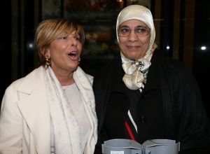20-03-2013 SPORT; BADR HARI VOOR HET EERST WEER IN DE RING BIJ K-1 GEVECHT IN ZAGREB. Na een korte periode van veel trainen stond Badr Hari weer in de ring in de ARENA van Zagreb. Estelle-Maxime en Joelle waren mee om Badr toe te juichen. Helaas liep Badr in de eerste ronde een heftige  blessure op zodat hij niet verder kon naar de eventuele finale plaats.
foto: Albert den Iseger.