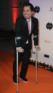 03-03-2014 SHOWBIZZ; JOHN DE MOL ONDER INDRUK VAN TV BEELDEN GALA. John de Mol was zeer positief over de wijze waarop de TV BEELDEN maandag zijn uitgereikt.Het gala was groter opgezet dat ik gedacht had. Ze hebben er echt werk van gemaakt. Alleen de media was teleurgesteld in de wijze van hun werken. Ze mochten bijna niks fotograferen en de verslaggevers werd geen tijd gegund om te interviewen. Misschien volgend jaar beter.
foto: Albert den Iseger.