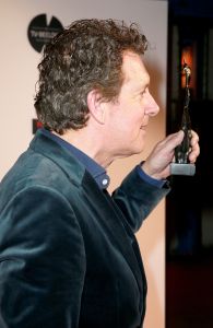 03-03-2014 SHOWBIZZ; JOHN DE MOL ONDER INDRUK VAN TV BEELDEN GALA. John de Mol was zeer positief over de wijze waarop de TV BEELDEN maandag zijn uitgereikt.Het gala was groter opgezet dat ik gedacht had. Ze hebben er echt werk van gemaakt. Alleen de media was teleurgesteld in de wijze van hun werken. Ze mochten bijna niks fotograferen en de verslaggevers werd geen tijd gegund om te interviewen. Misschien volgend jaar beter.
foto: Albert den Iseger.