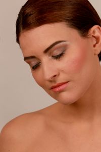 02-03-2014 ONDERWIJS: HAARLEMSE AKADEMIE VISAGIE OPLEIDING BRUID EN GALA MAKE UP FOTO SHOOT.
foto: Albert den Iseger