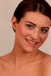 02-03-2014 ONDERWIJS: HAARLEMSE AKADEMIE VISAGIE OPLEIDING BRUID EN GALA MAKE UP FOTO SHOOT.
foto: Albert den Iseger