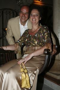 06-05-2006 SHOWBIZZ; RONALD KOLK GEEFT WAANZINNIGE MODE SHOW IN MARRAKECH MAROCCO. De kleine man geeft grote modeshow in Marrakech Marocco. 250 gasten genoten van een avond vol met mode,eten,drinken en gezelligheid In het Palais Mehdi een 5 sterren lokatie even buiten Marrakech. 
foto: Albert den Iseger.