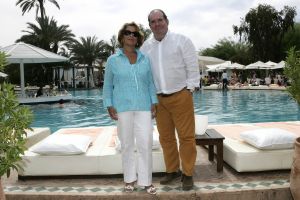 06-05-2006 SHOWBIZZ; RONALD KOLK GEEFT WAANZINNIGE MODE SHOW IN MARRAKECH MAROCCO. De kleine man geeft grote modeshow in Marrakech Marocco. 250 gasten genoten van een avond vol met mode,eten,drinken en gezelligheid In het Palais Mehdi een 5 sterren lokatie even buiten Marrakech. 
foto: Albert den Iseger.