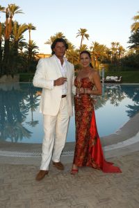 06-05-2006 SHOWBIZZ; RONALD KOLK GEEFT WAANZINNIGE MODE SHOW IN MARRAKECH MAROCCO. De kleine man geeft grote modeshow in Marrakech Marocco. 250 gasten genoten van een avond vol met mode,eten,drinken en gezelligheid In het Palais Mehdi een 5 sterren lokatie even buiten Marrakech. 
foto: Albert den Iseger.