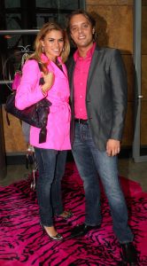 17-03-2008 SHOWBIZZ; DANI BLESS TOVERDE MET VELE KLEUREN OP MODESHOW IN EXPO AMSTERDAM. Dani Bless de styliste van vele bekende Nederlanders toverde met vele kleuren en creaties op haar voorjaarsmodeshow in Expo Amsterdam. Meer dan 50 jonge modellen showde een keur van bekende ontwerpers en niet alleen kleding maar ook bijzondere schoenen, tassen,shawls en sieraden. Het was weer een kleurig modefeestje en vele klanten van Dani waren ook aanwezig oa. Silvie Meis, Daniel Overgaag, Leontine Borsato, Nikki Plessen, Estelle Gullit en Jan en Monique des Bouvrie en vele anderen. 
foto: Albert den Iseger.