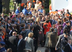 30-04-2011 KONINKLIJKHUIS: KONINGINNENDAG 2011 IN THORN. Met Koningin Beatrix, Prins Willem Alexander, Prinses Maxima,Prins Johan Friso,Prins Constantijn,Prinses Laurentien, Maurits,Marilene,Prins Bernhard,Annette,Pieter Christiaan,Floris.
foto: Albert den Iseger.