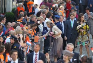 30-04-2011 KONINKLIJKHUIS: KONINGINNENDAG 2011 IN THORN. Met Koningin Beatrix, Prins Willem Alexander, Prinses Maxima,Prins Johan Friso,Prins Constantijn,Prinses Laurentien, Maurits,Marilene,Prins Bernhard,Annette,Pieter Christiaan,Floris.
foto: Albert den Iseger.