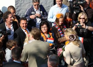 30-04-2011 KONINKLIJKHUIS: KONINGINNENDAG 2011 IN THORN. Met Koningin Beatrix, Prins Willem Alexander, Prinses Maxima,Prins Johan Friso,Prins Constantijn,Prinses Laurentien, Maurits,Marilene,Prins Bernhard,Annette,Pieter Christiaan,Floris.
foto: Albert den Iseger.