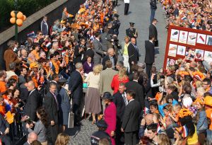 30-04-2011 KONINKLIJKHUIS: KONINGINNENDAG 2011 IN THORN. Met Koningin Beatrix, Prins Willem Alexander, Prinses Maxima,Prins Johan Friso,Prins Constantijn,Prinses Laurentien, Maurits,Marilene,Prins Bernhard,Annette,Pieter Christiaan,Floris.
foto: Albert den Iseger.