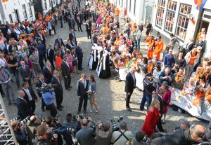 30-04-2011 KONINKLIJKHUIS: KONINGINNENDAG 2011 IN THORN. Met Koningin Beatrix, Prins Willem Alexander, Prinses Maxima,Prins Johan Friso,Prins Constantijn,Prinses Laurentien, Maurits,Marilene,Prins Bernhard,Annette,Pieter Christiaan,Floris.
foto: Albert den Iseger.