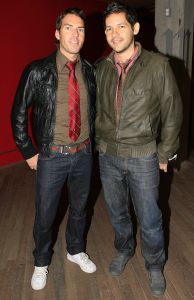 27-10-2006 SHOWBIZZ; PREMIERE VAN TONEELSTUK SEXUAL PERVERSITY. MTV en REP producties presenteerden de premiere van het gedurfde toneelstuk Sexual Perversity met Birgit Schuurman_Johnny de Mol_Gijs Naber en Jelka van Houten. Het stuk gaat over geven en nemen en je durven overgeven in een relatie, in een tijd waar je wordt overspoelt met seks,decadentie en losbandigheid. De premiere werd bezocht door tal van BNers oa. Katja Schuurman-Dinand Woesthoff-Sjoerd Pleijsier-Huub Stapel-Ellen van Damme-Carice van Houten-Percy-Winston Post en nog vele anderen. 
foto: Albert den Iseger