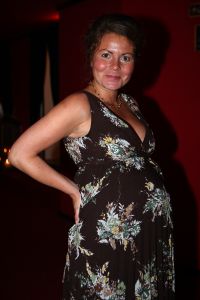 02-11-2008 SHOWBIZZ; GEEN TWEELING VOOR MAAIKE WIDDERSHOVEN. In Januari  hoopt de 39 jarige Maaike te bevallen van haar eerste kindje. Eerst dachten Maaike en haar partner dat zij in verwachting was van een tweeling zo ziek was zij telkens,  maar een echo liet toch duidelijk zien dat het een kindje zou worden.
foto:Albert den Iseger