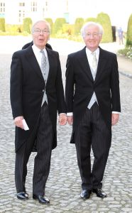 26-11-2010 KONINKLIJK HUIS; PRINS CARLOS DE BOURBON DE PARME EN ANNEMARIE GUALTHERIE VAN WEZEL GAVEN ELKAAR HET JA WOORD. De kerkelijke inzegening vond plaats in de Ter Kameren Abdij in Brussel. Bij hun huwelijk waren veel Koninklijke gasten aanwezig.Tijdens deze heuglijke dag werd tevens bekend gemaakt dat Prinses Margarita  in verwachting is van hun tweede kind. `zij en haar man Tjalling ten Cate verwachten de baby volgend voorjaar.
foto: Albert den Iseger