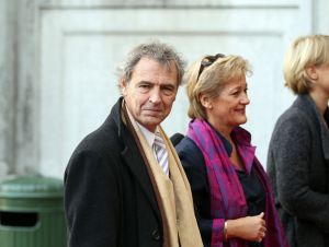 26-11-2010 KONINKLIJK HUIS; PRINS CARLOS DE BOURBON DE PARME EN ANNEMARIE GUALTHERIE VAN WEZEL GAVEN ELKAAR HET JA WOORD. De kerkelijke inzegening vond plaats in de Ter Kameren Abdij in Brussel. Bij hun huwelijk waren veel Koninklijke gasten aanwezig.Tijdens deze heuglijke dag werd tevens bekend gemaakt dat Prinses Margarita  in verwachting is van hun tweede kind. `zij en haar man Tjalling ten Cate verwachten de baby volgend voorjaar.
foto: Albert den Iseger