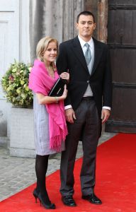 26-11-2010 KONINKLIJK HUIS; PRINS CARLOS DE BOURBON DE PARME EN ANNEMARIE GUALTHERIE VAN WEZEL GAVEN ELKAAR HET JA WOORD. De kerkelijke inzegening vond plaats in de Ter Kameren Abdij in Brussel. Bij hun huwelijk waren veel Koninklijke gasten aanwezig.Tijdens deze heuglijke dag werd tevens bekend gemaakt dat Prinses Margarita  in verwachting is van hun tweede kind. `zij en haar man Tjalling ten Cate verwachten de baby volgend voorjaar.
foto: Albert den Iseger