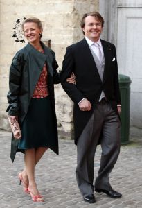 26-11-2010 KONINKLIJK HUIS; PRINS CARLOS DE BOURBON DE PARME EN ANNEMARIE GUALTHERIE VAN WEZEL GAVEN ELKAAR HET JA WOORD. De kerkelijke inzegening vond plaats in de Ter Kameren Abdij in Brussel. Bij hun huwelijk waren veel Koninklijke gasten aanwezig.Tijdens deze heuglijke dag werd tevens bekend gemaakt dat Prinses Margarita  in verwachting is van hun tweede kind. `zij en haar man Tjalling ten Cate verwachten de baby volgend voorjaar.
foto: Albert den Iseger