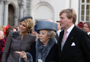 26-11-2010 KONINKLIJK HUIS; PRINS CARLOS DE BOURBON DE PARME EN ANNEMARIE GUALTHERIE VAN WEZEL GAVEN ELKAAR HET JA WOORD. De kerkelijke inzegening vond plaats in de Ter Kameren Abdij in Brussel. Bij hun huwelijk waren veel Koninklijke gasten aanwezig.Tijdens deze heuglijke dag werd tevens bekend gemaakt dat Prinses Margarita  in verwachting is van hun tweede kind. `zij en haar man Tjalling ten Cate verwachten de baby volgend voorjaar.
foto: Albert den Iseger