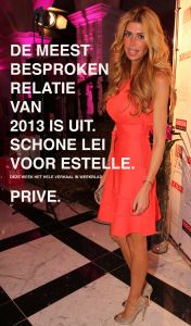 13-11-2013 SHOWBIZZ; ESTELLE CRUIJFF BEGINT MET SCHONE LEI. Nu de breuk met Badr Hari een feit is gaat Estelle verder met haar 2 kinderen. Het hele verhaal deze week in weekblad PRIVE.
foto: Albert den Iseger.