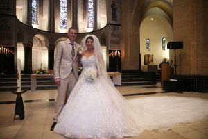 08-11-2013 SHOWBIZZ; SIENEKE PETERS TROUWDE HAAR GROTE LIEFDE JAN BAUM.
foto; Albert den Iseger