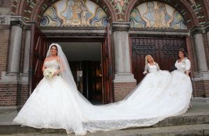 08-11-2013 SHOWBIZZ; SIENEKE PETERS TROUWDE HAAR GROTE LIEFDE JAN BAUM.
foto; Albert den Iseger