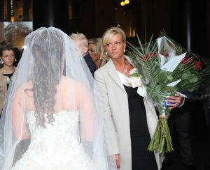 08-11-2013 SHOWBIZZ; SIENEKE PETERS TROUWDE HAAR GROTE LIEFDE JAN BAUM.
foto; Albert den Iseger